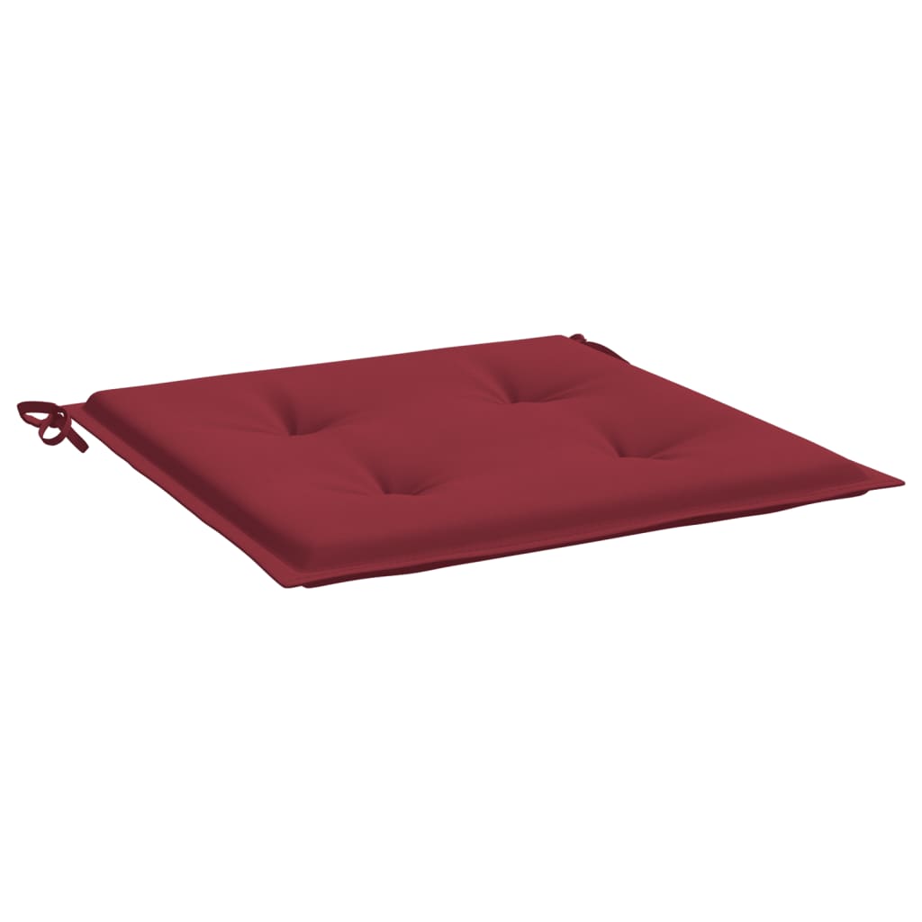 Tuinstoelkussens 4 St 40X40X3 Cm Oxford Stof Wijnrood Wijnrood 40 x 40 x 3 cm