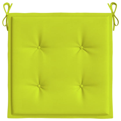 Tuinstoelkussens 2 st 40x40x3 cm oxford stof felgroen 2 40 x 40 x 3 cm Heldergroen