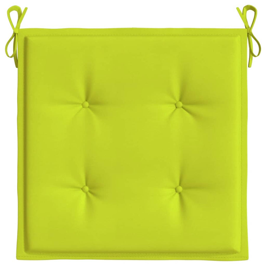 Tuinstoelkussens 6 St 40X40X3 Cm Oxford Stof Felgroen Heldergroen 40 x 40 x 3 cm