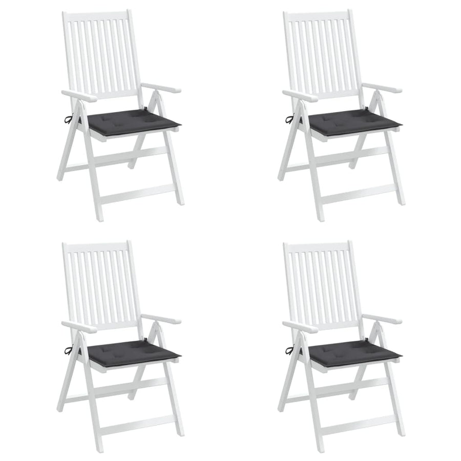 Tuinstoelkussens 4 St 50X50X3 Cm Oxford Stof Antracietkleurig Antraciet 50 x 50 x 3 cm