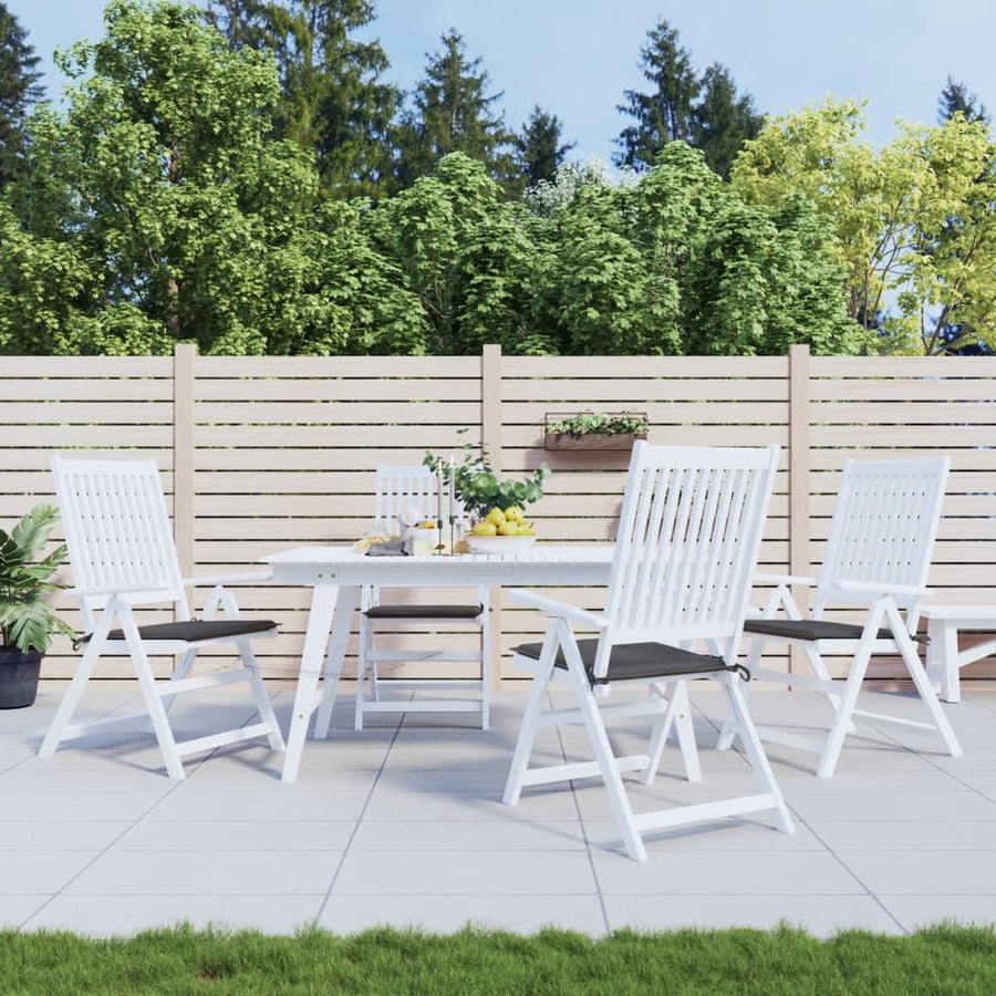 Tuinstoelkussens 4 St 50X50X3 Cm Oxford Stof Antracietkleurig Antraciet 50 x 50 x 3 cm