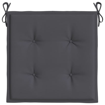 Tuinstoelkussens 6 st 50x50x3 cm oxford stof antracietkleurig 6 50 x 50 x 3 cm Antraciet