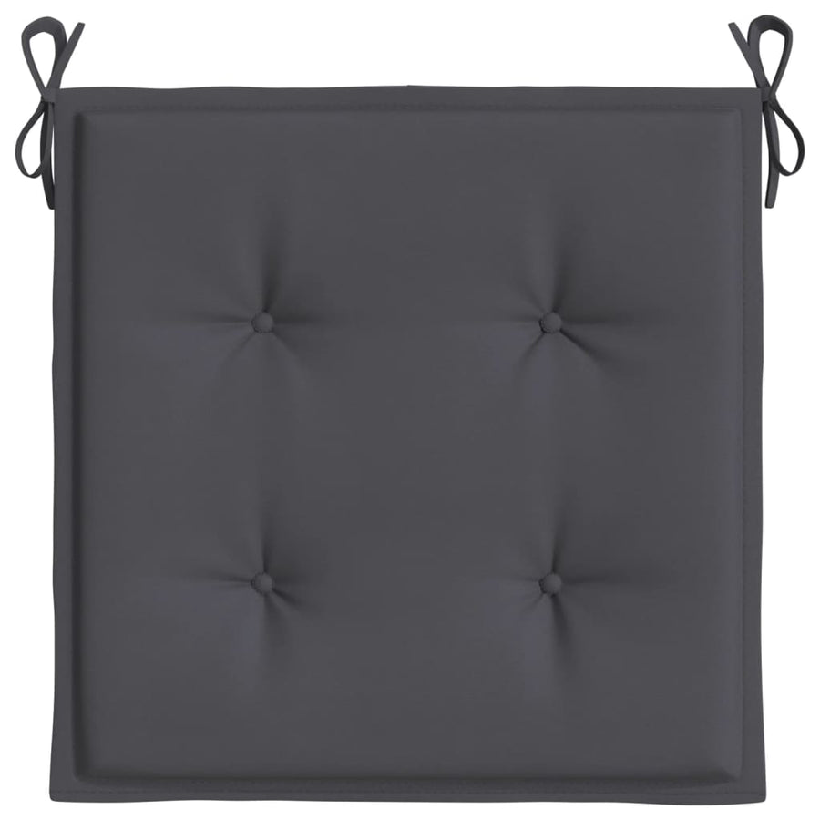 Tuinstoelkussens 6 st 50x50x3 cm oxford stof antracietkleurig 6 50 x 50 x 3 cm Antraciet