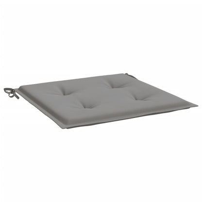Tuinstoelkussens 4 st 50x50x3 cm oxford stof grijs 4 50 x 50 x 3 cm Grijs