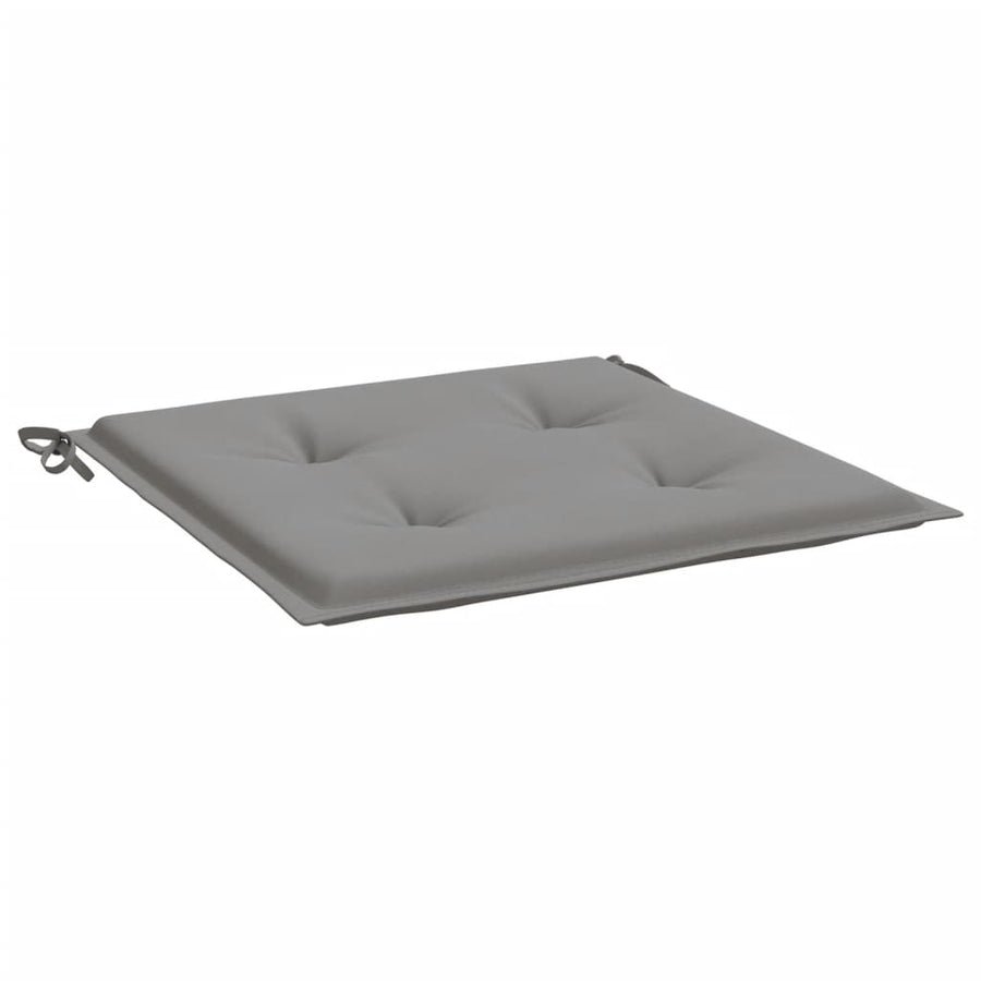 Tuinstoelkussens 4 st 50x50x3 cm oxford stof grijs 4 50 x 50 x 3 cm Grijs