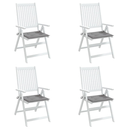 Tuinstoelkussens 4 st 50x50x3 cm oxford stof grijs 4 50 x 50 x 3 cm Grijs