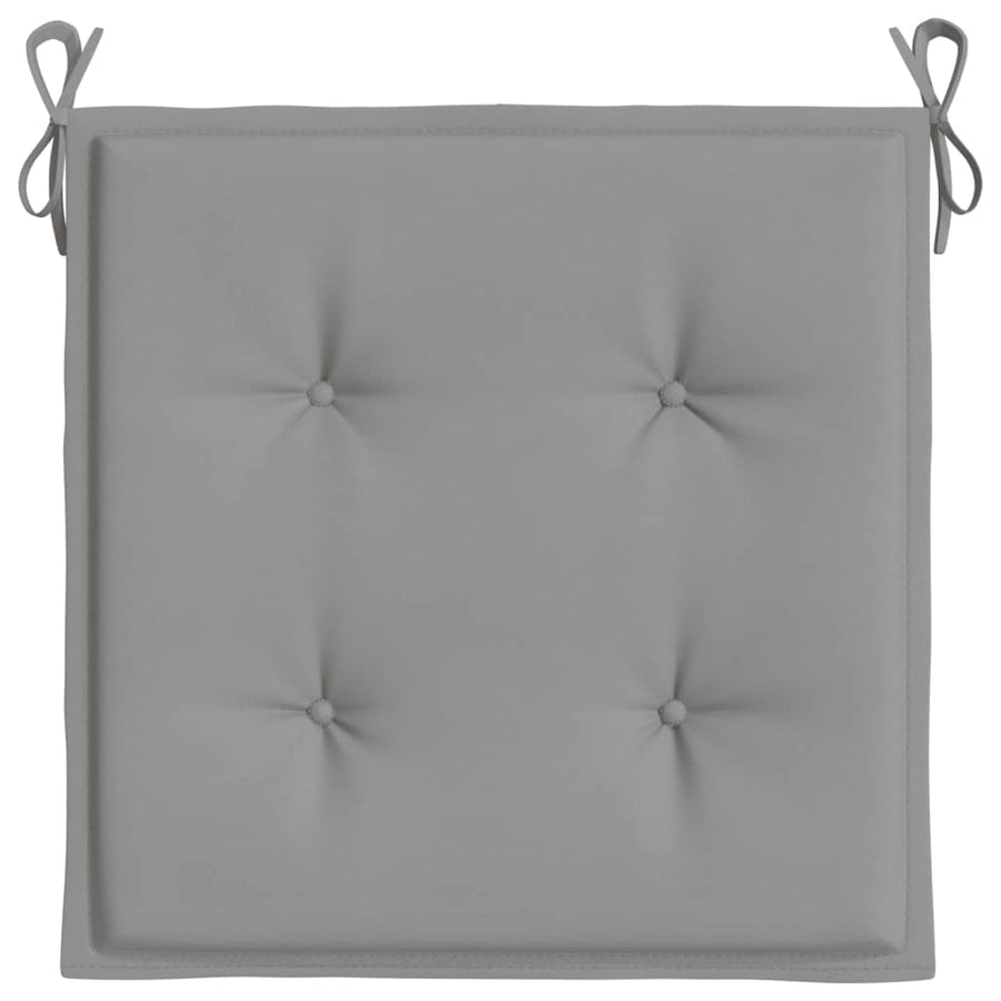 Tuinstoelkussens 4 st 50x50x3 cm oxford stof grijs 4 50 x 50 x 3 cm Grijs