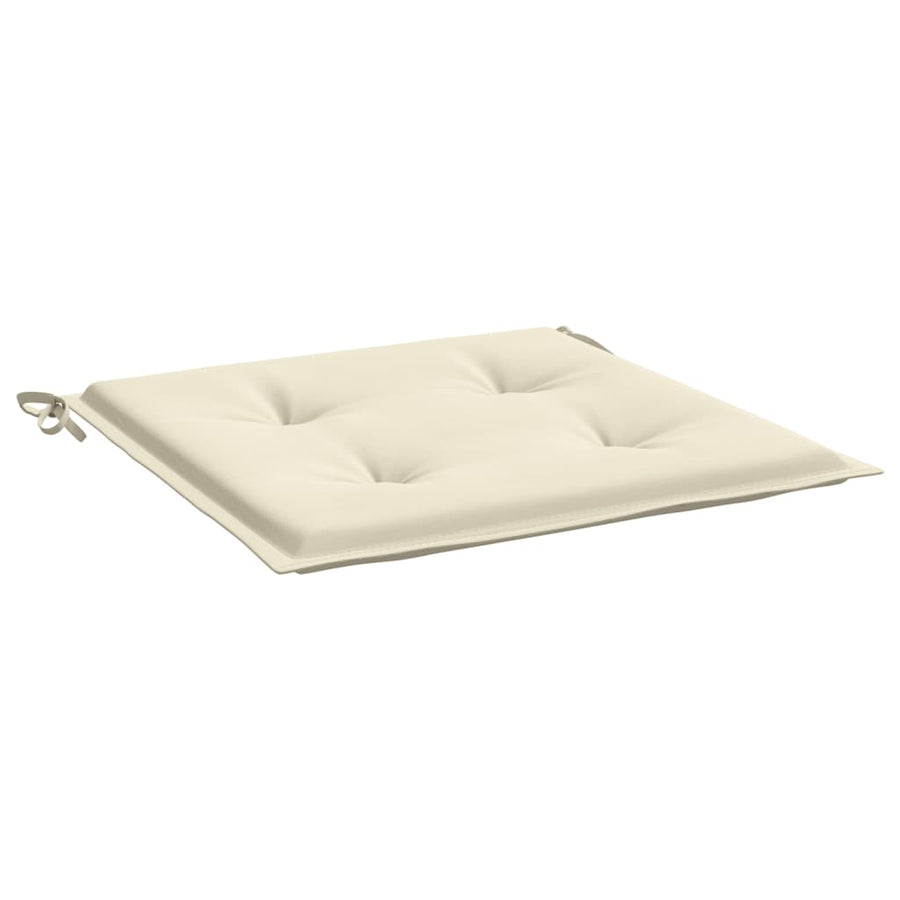 Tuinstoelkussens 4 st 50x50x3 cm oxford stof crèmekleurig 4 50 x 50 x 3 cm crème