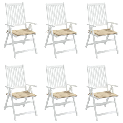 Tuinstoelkussens Oxford Stof 6 50 x 50 x 3 cm Beige