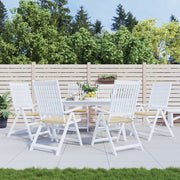 Tuinstoelkussens 6 st 50x50x3 cm beige