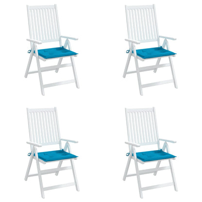 Tuinstoelkussens 4 st 50x50x3 cm oxford stof blauw 4 50 x 50 x 3 cm Blauw