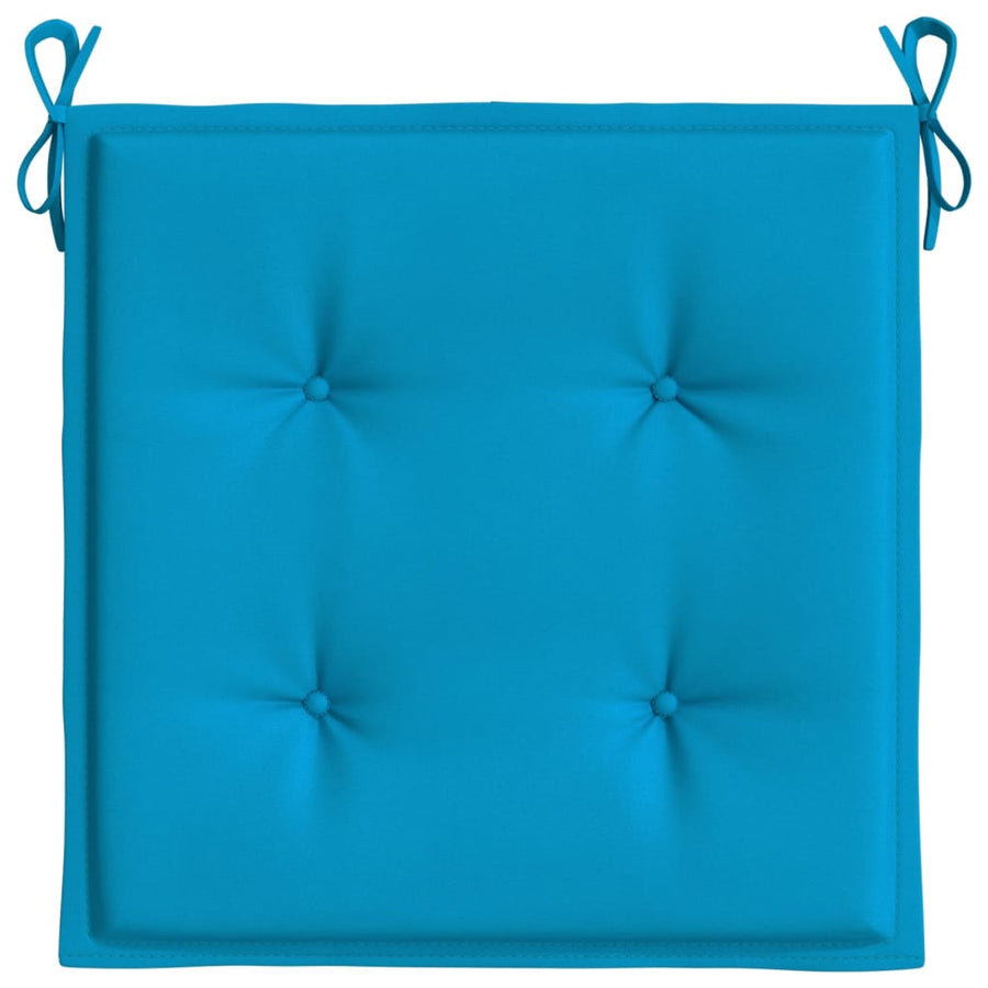 Tuinstoelkussens 6 st 50x50x3 cm oxford stof blauw 6 50 x 50 x 3 cm Blauw