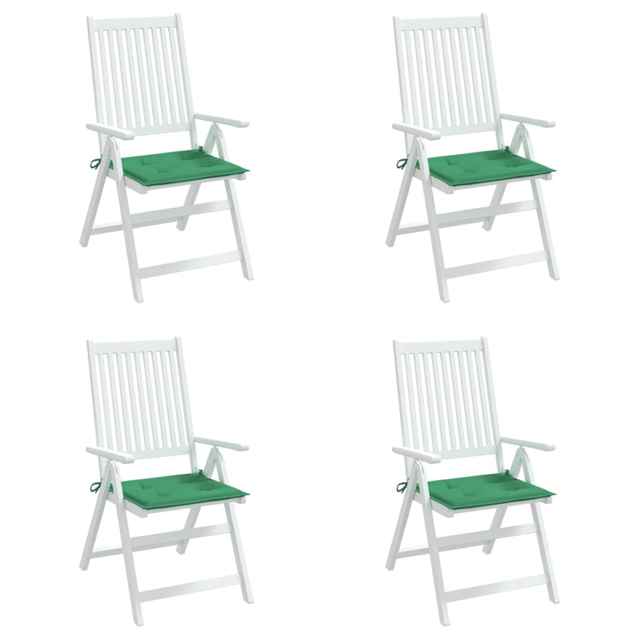 Tuinstoelkussens 4 st 50x50x3 cm oxford stof groen 4 50 x 50 x 3 cm Groen