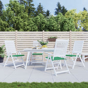 Tuinstoelkussens 4 st 50x50x3 cm groen