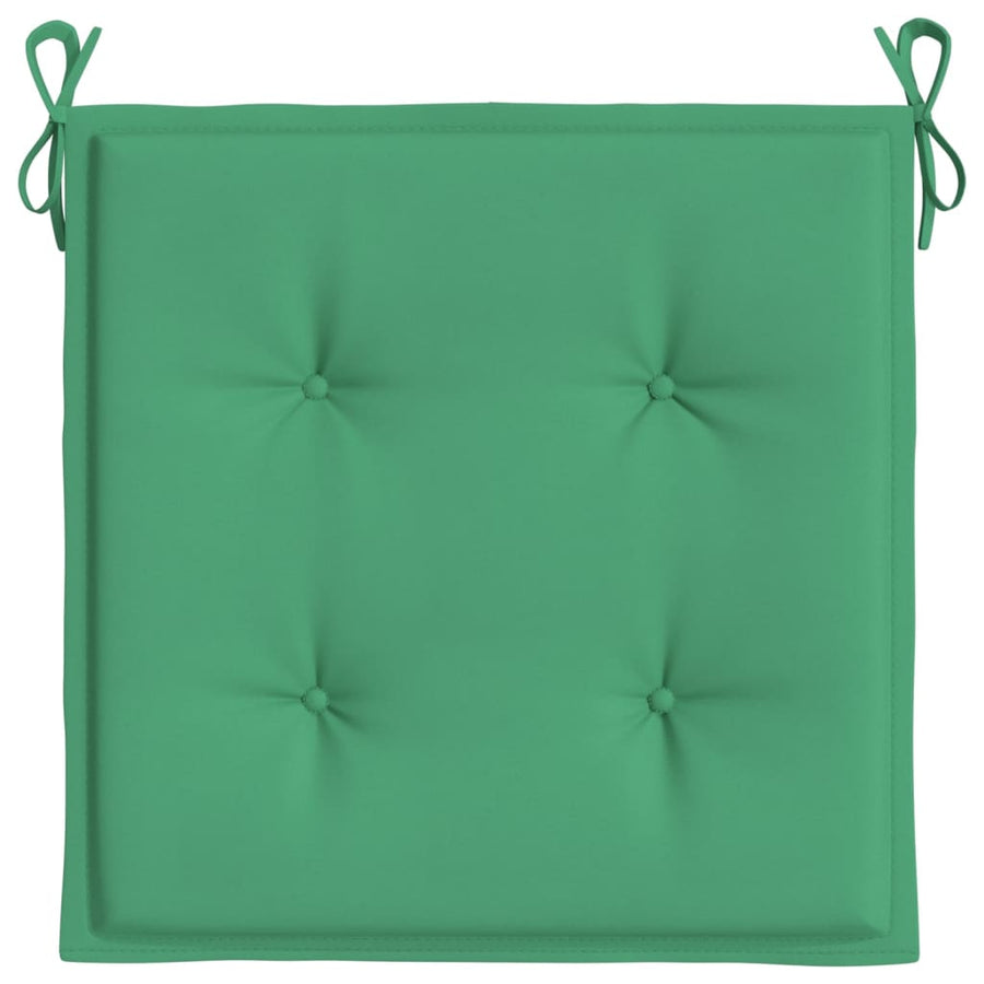 Tuinstoelkussens 6 st 50x50x3 cm oxford stof groen 6 50 x 50 x 3 cm Groen
