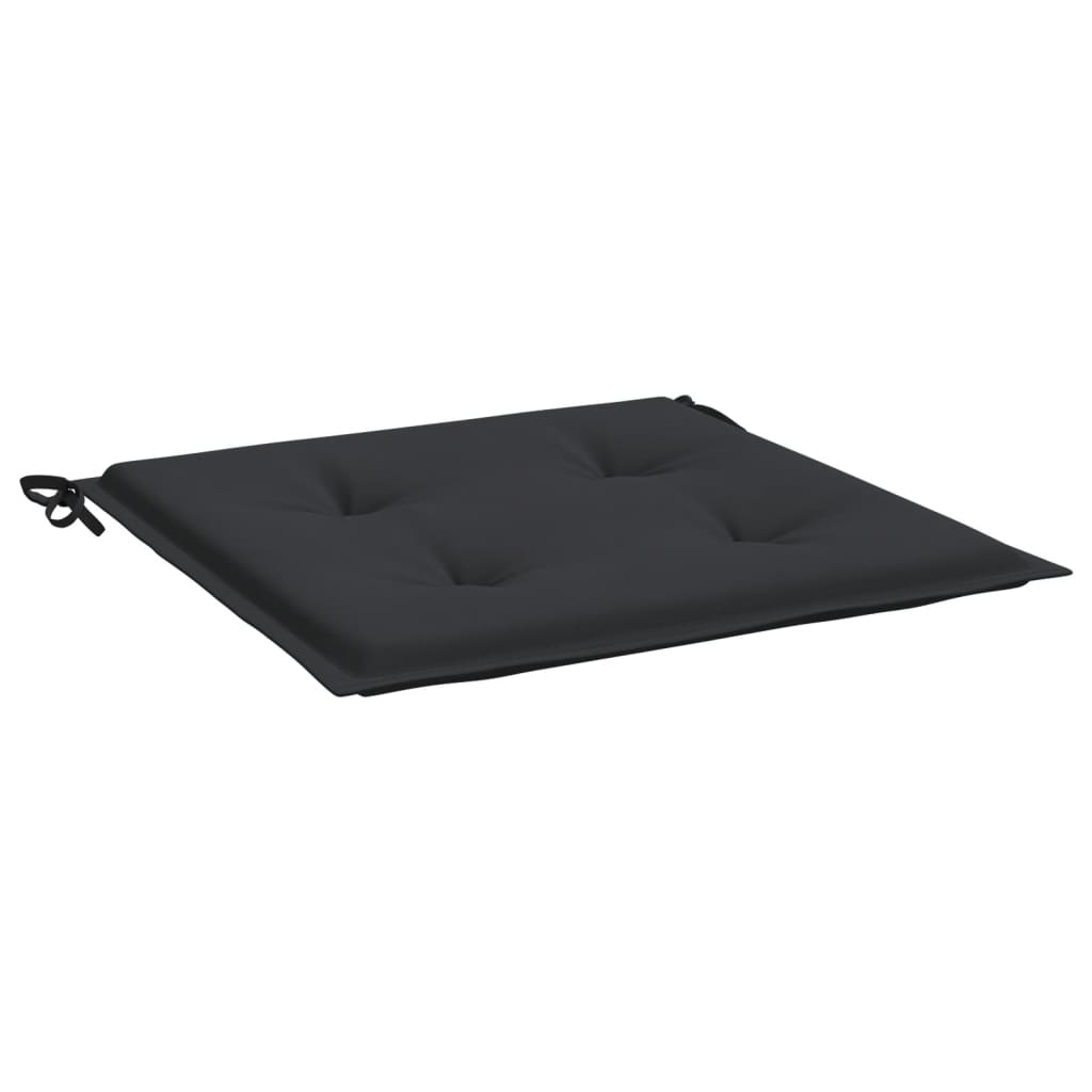 Tuinstoelkussens 6 st 50x50x3 cm oxford stof zwart 6 50 x 50 x 3 cm Zwart