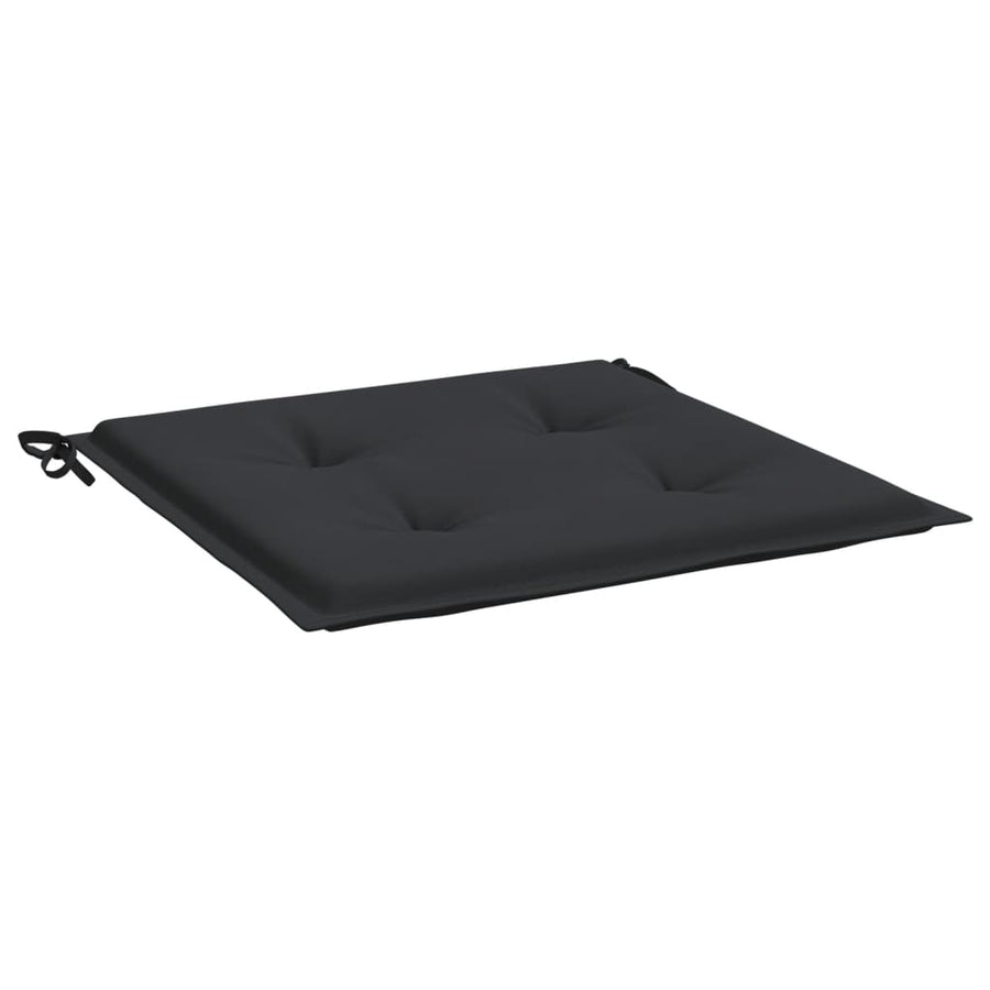 Tuinstoelkussens 6 st 50x50x3 cm oxford stof zwart 6 50 x 50 x 3 cm Zwart