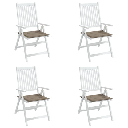 Tuinstoelkussens 4 St 50X50X3 Cm Oxford Stof Taupe Taupe 50 x 50 x 3 cm