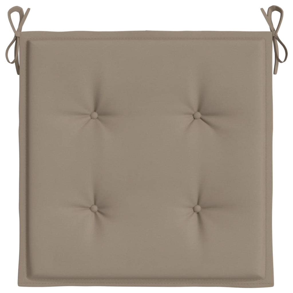 Tuinstoelkussens 4 St 50X50X3 Cm Oxford Stof Taupe Taupe 50 x 50 x 3 cm