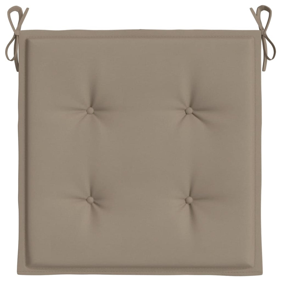 Tuinstoelkussens 4 St 50X50X3 Cm Oxford Stof Taupe Taupe 50 x 50 x 3 cm