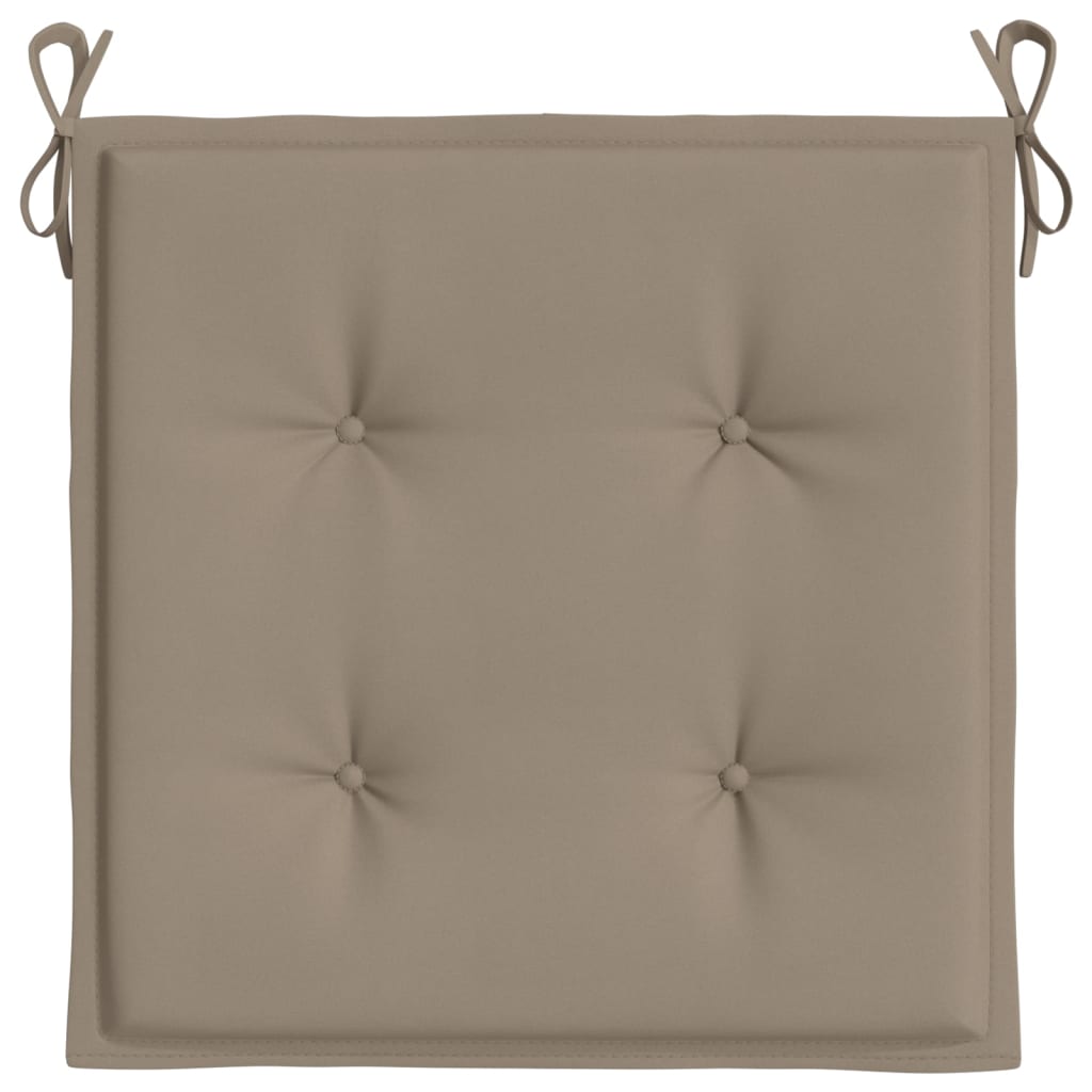 Tuinstoelkussens 6 st 50x50x3 cm oxford stof taupe 6 50 x 50 x 3 cm Taupe