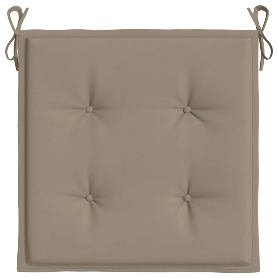 Tuinstoelkussens 6 st 50x50x3 cm oxford stof taupe 6 50 x 50 x 3 cm Taupe