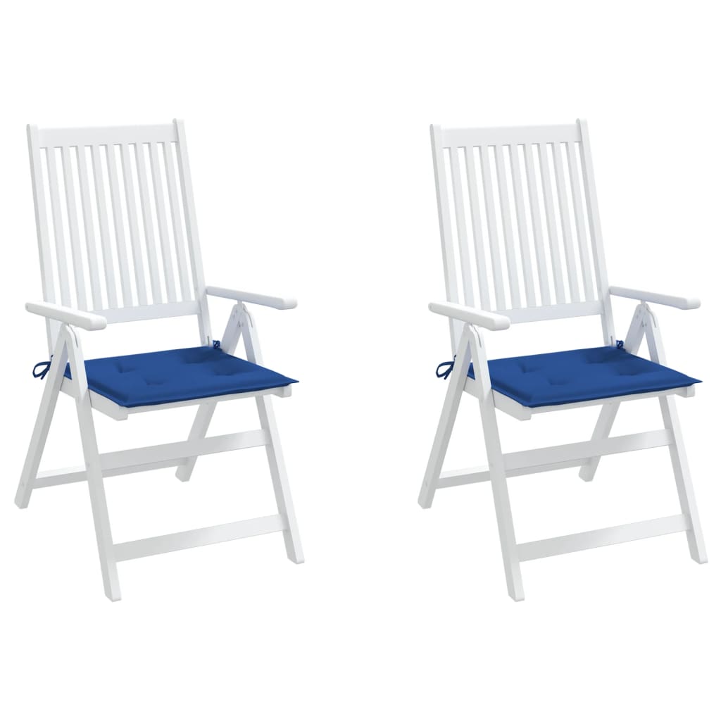 Tuinstoelkussens 2 St 50X50X3 Cm Oxford Stof Koningsblauw Koningsblauw 50 x 50 x 3 cm