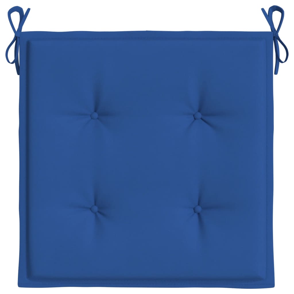 Tuinstoelkussens 2 St 50X50X3 Cm Oxford Stof Koningsblauw Koningsblauw 50 x 50 x 3 cm