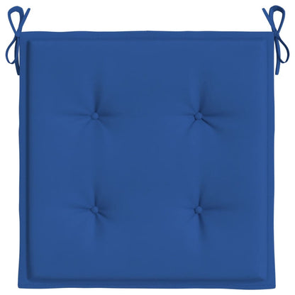 Tuinstoelkussens 2 St 50X50X3 Cm Oxford Stof Koningsblauw Koningsblauw 50 x 50 x 3 cm