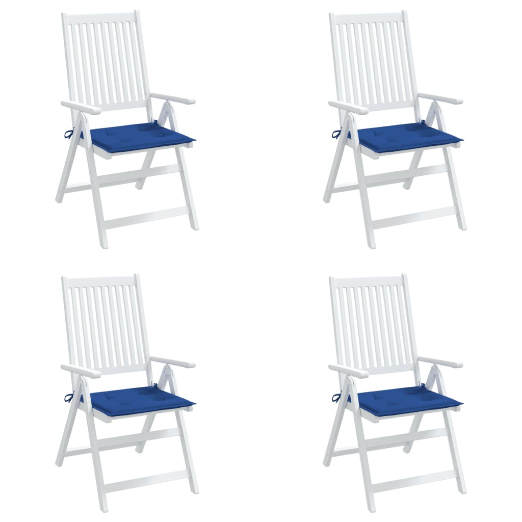 Tuinstoelkussens 4 st 50x50x3 cm oxford stof koningsblauw 4 50 x 50 x 3 cm koningsblauw