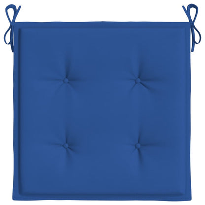 Tuinstoelkussens 4 st 50x50x3 cm oxford stof koningsblauw 4 50 x 50 x 3 cm koningsblauw