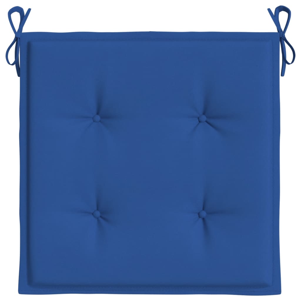 Tuinstoelkussens 6 st 50x50x3 cm oxford stof koningsblauw 6 50 x 50 x 3 cm koningsblauw