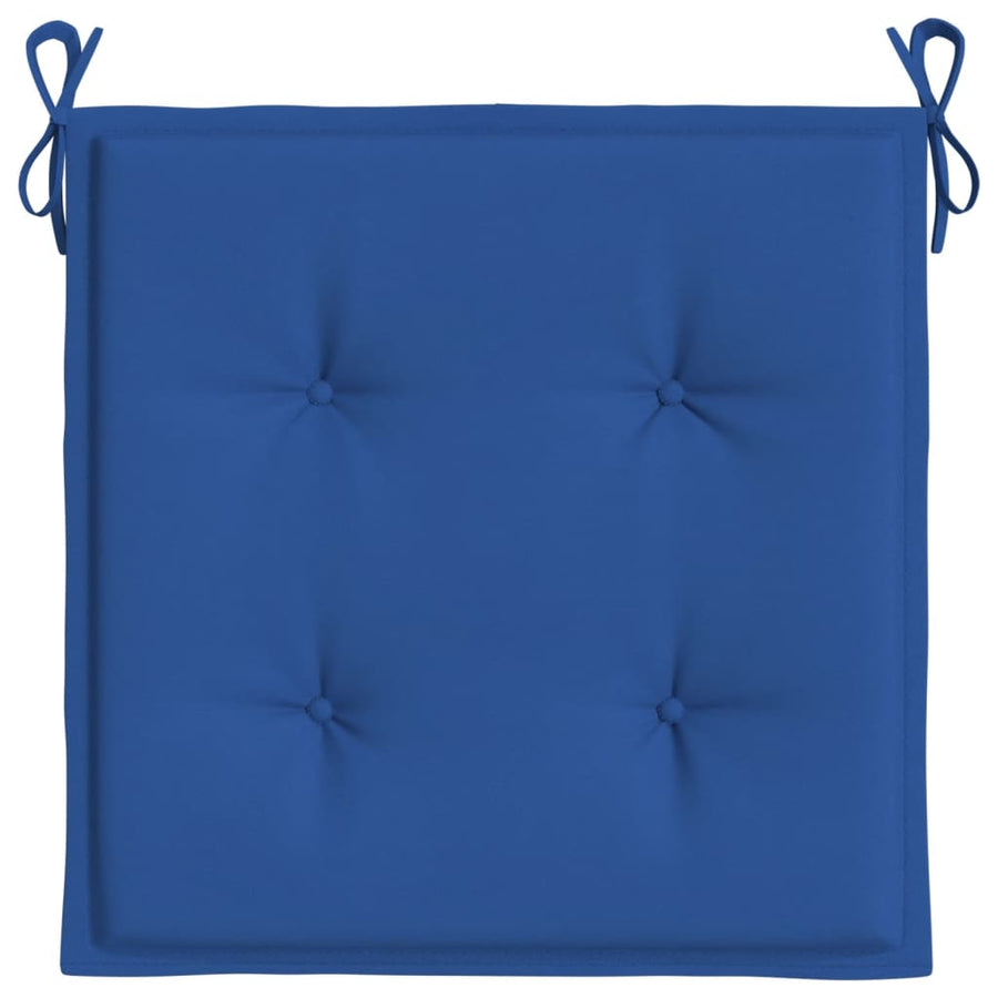 Tuinstoelkussens 6 st 50x50x3 cm oxford stof koningsblauw 6 50 x 50 x 3 cm koningsblauw