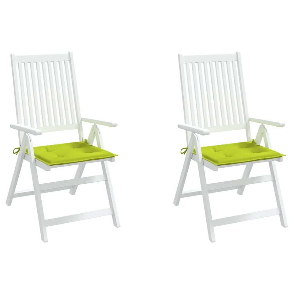 Tuinstoelkussens 2 St 50X50X3 Cm Oxford Stof Felgroen Heldergroen 50 x 50 x 3 cm