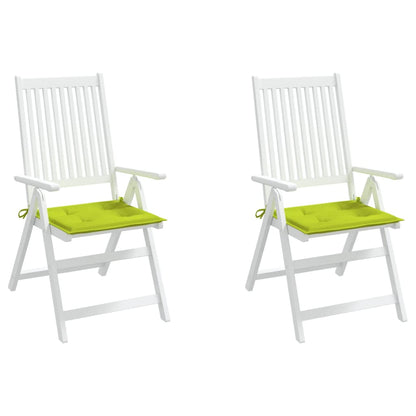 Tuinstoelkussens 2 St 50X50X3 Cm Oxford Stof Felgroen Heldergroen 50 x 50 x 3 cm