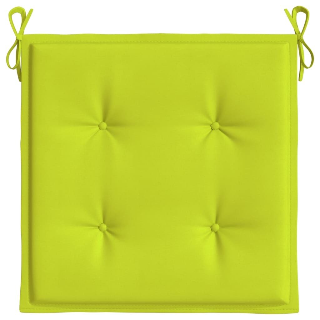 Tuinstoelkussens 2 St 50X50X3 Cm Oxford Stof Felgroen Heldergroen 50 x 50 x 3 cm