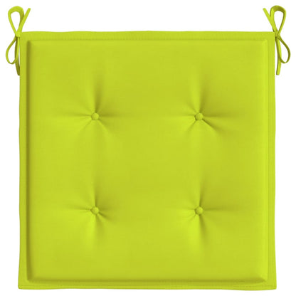 Tuinstoelkussens 2 St 50X50X3 Cm Oxford Stof Felgroen Heldergroen 50 x 50 x 3 cm