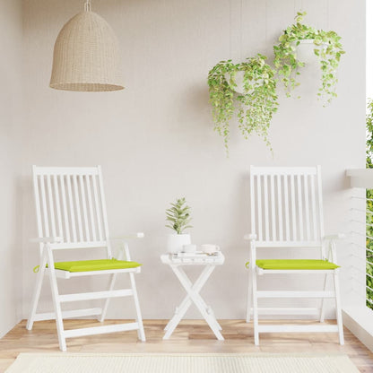 Tuinstoelkussens 2 St 50X50X3 Cm Oxford Stof Felgroen Heldergroen 50 x 50 x 3 cm