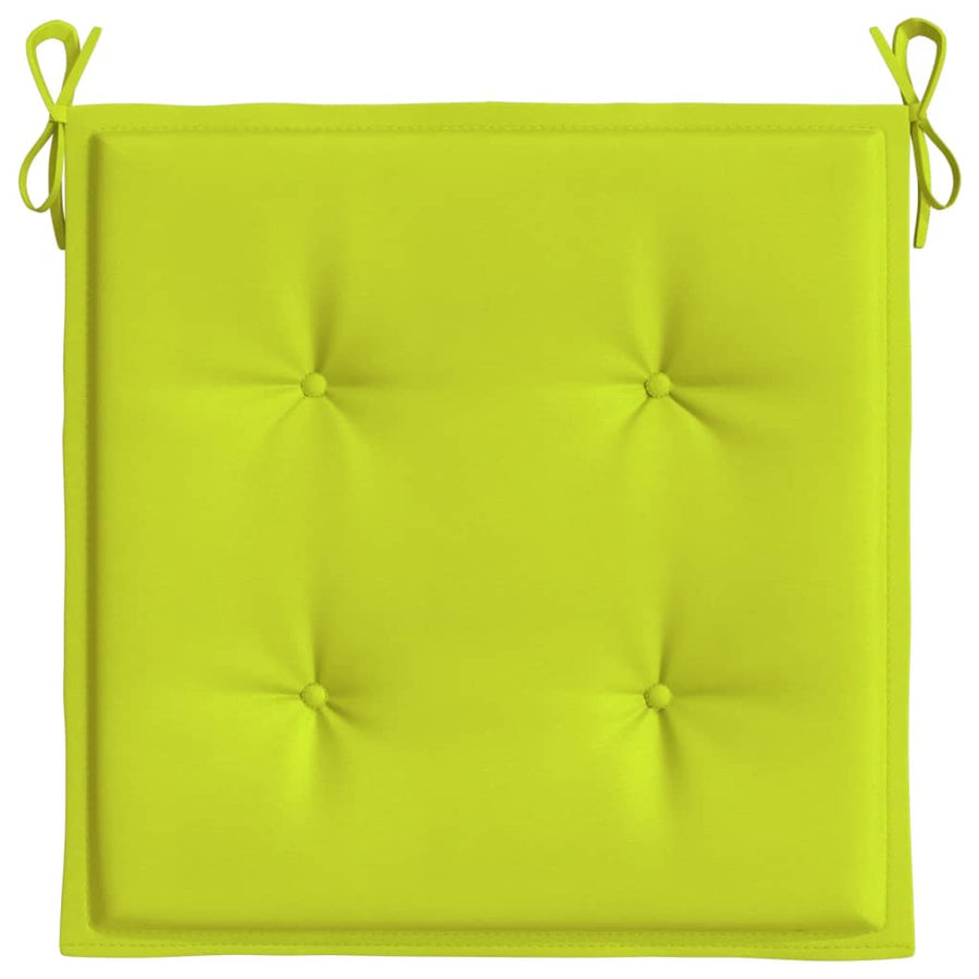 Tuinstoelkussens 6 st 50x50x3 cm oxford stof felgroen 6 50 x 50 x 3 cm Heldergroen