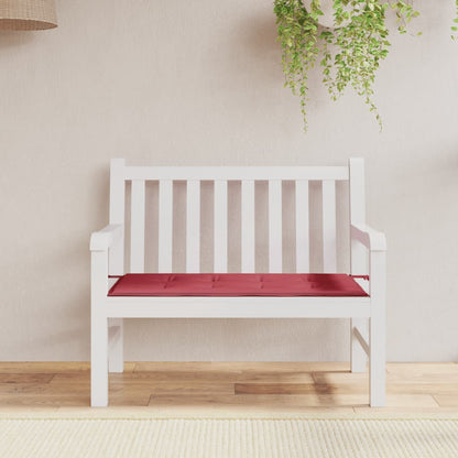 Tuinbankkussen 100x50x3 cm oxford stof wijnrood 100 x 50 x 3 cm Wijnrood