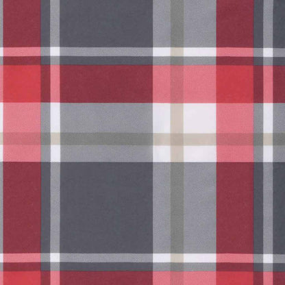 Tuinbankkussen Oxford Stof Ruitpatroon Rood Rood Ruitpatroon 120 x 50 x 3 cm