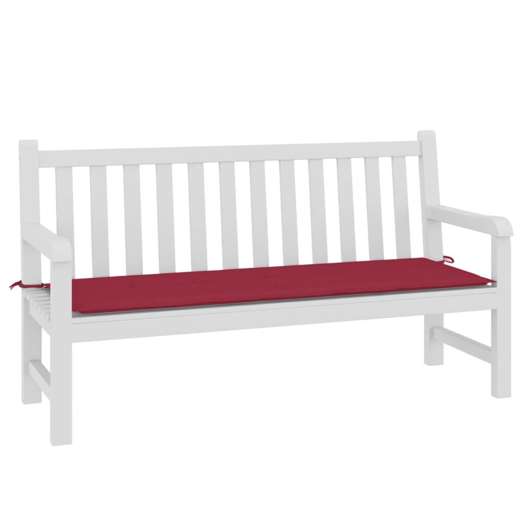 Tuinbankkussen 150x50x3 cm oxford stof wijnrood 150 x 50 x 3 cm Wijnrood