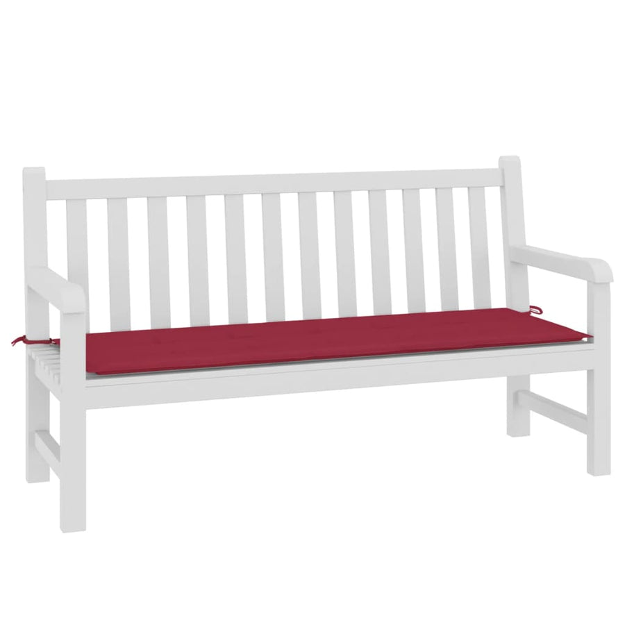 Tuinbankkussen 150x50x3 cm oxford stof wijnrood 150 x 50 x 3 cm Wijnrood