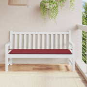 Tuinbankkussen 150x50x4 cm oxford stof wijnrood