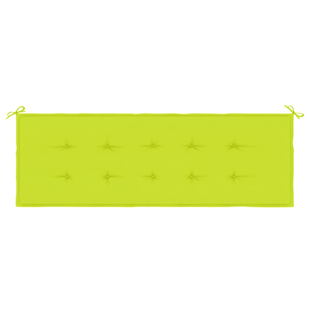 Tuinbankkussen 150x50x3 cm oxford stof felgroen 150 x 50 x 3 cm Heldergroen