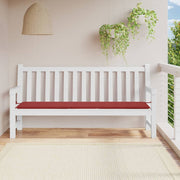 Tuinbankkussen 200x50x4 cm oxford stof wijnrood