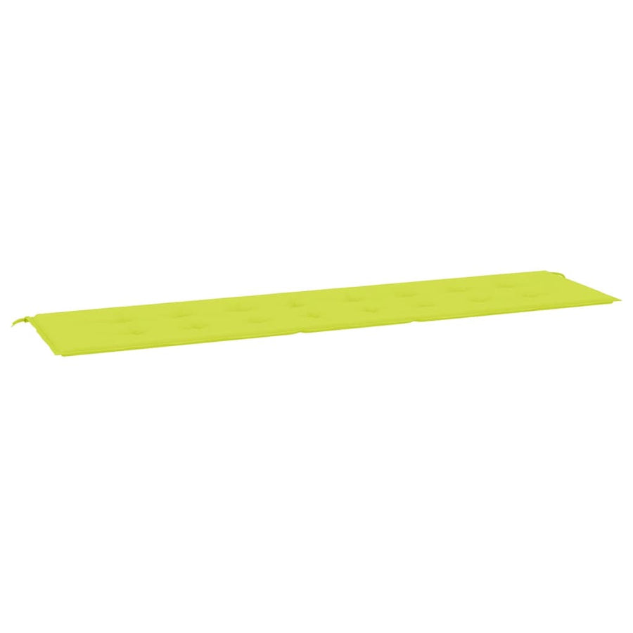 Tuinbankkussen 200X50X3 Cm Oxford Stof Heldergroen 200 x 50 x 3 cm
