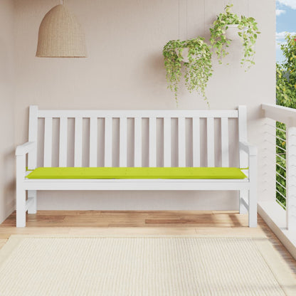 Tuinbankkussen 200X50X3 Cm Oxford Stof Heldergroen 200 x 50 x 3 cm