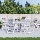Tuinstoelkussens 6 st 120x50x3 cm grijs ruitpatroon