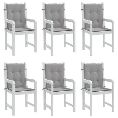 Tuinstoelkussens Oxford Stof 6 100 x 50 x 3 cm Grijs
